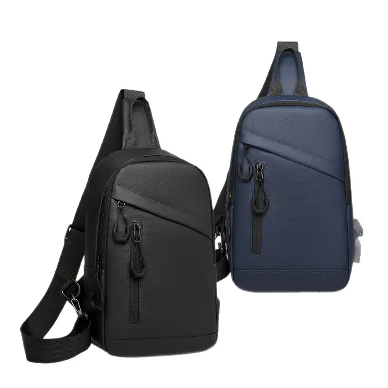 Men's Water-Resistant Business Crossbody Bag Large Capacity