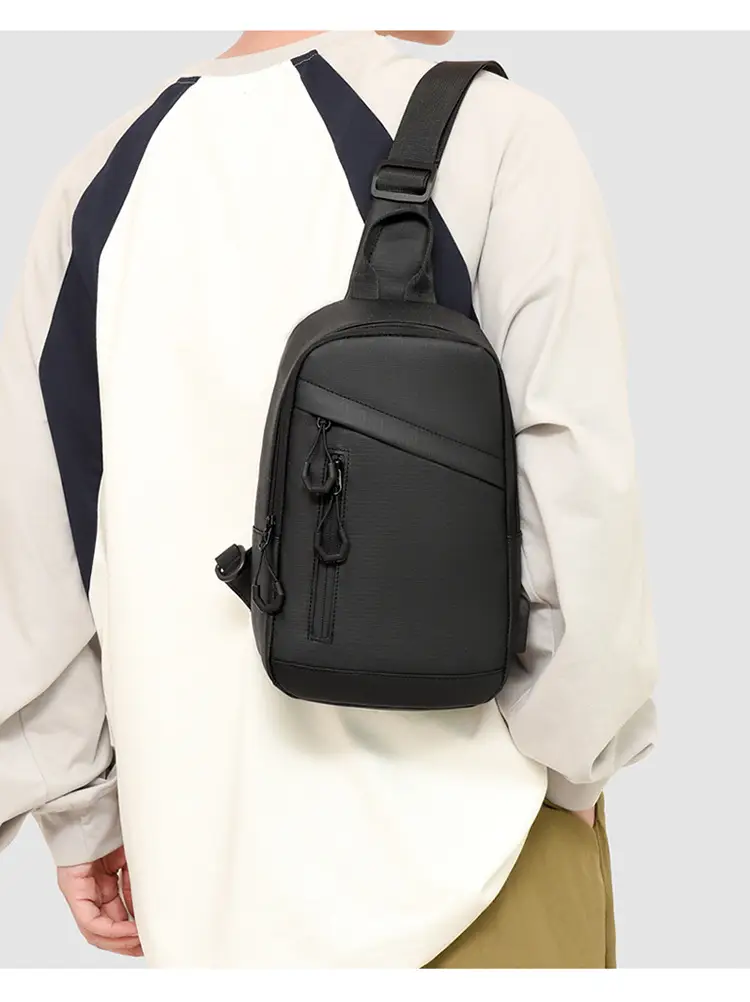 Men's Water-Resistant Business Crossbody Bag Large Capacity — feature 26