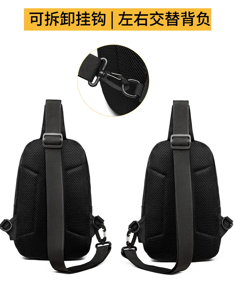 Men's Water-Resistant Business Crossbody Bag Large Capacity — feature 9