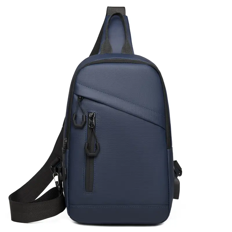Men's Water-Resistant Business Crossbody Bag Large Capacity