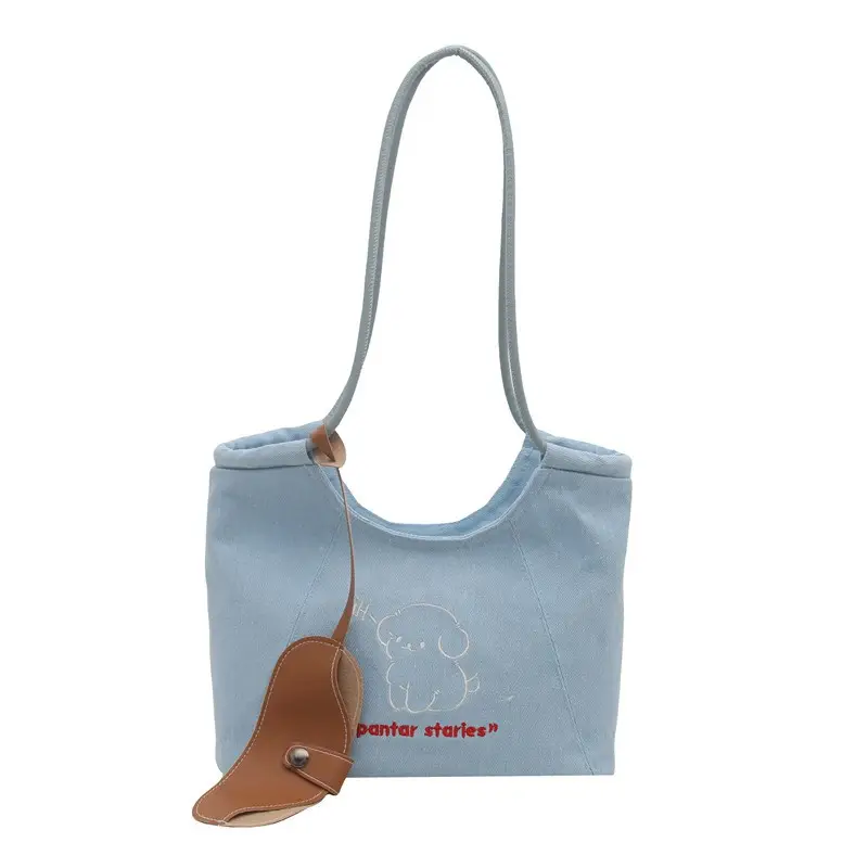 Female Korean Niche Puppy Large Capacity Tote Bag - Image 6