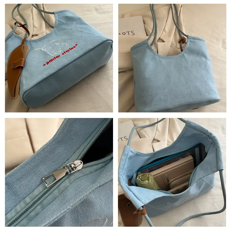 Female Korean Niche Puppy Large Capacity Tote Bag — feature 9
