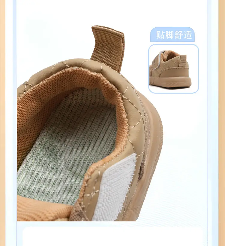 White Slip-On Toddler Shoes 0-1-3Yrs Soft Sole — feature 8