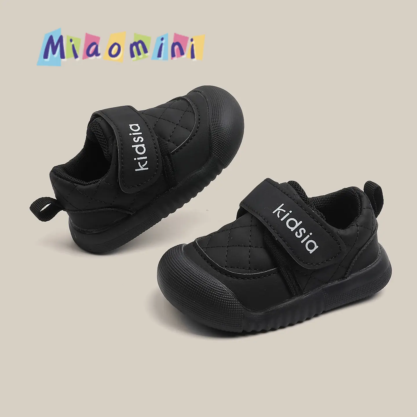 White Slip-On Toddler Shoes 0-1-3Yrs Soft Sole