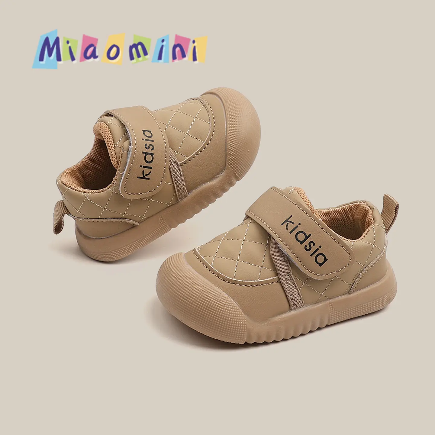 White Slip-On Toddler Shoes 0-1-3Yrs Soft Sole