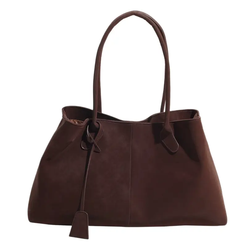 Retro Brown Crossbody Tote Bag for Women - Image 9