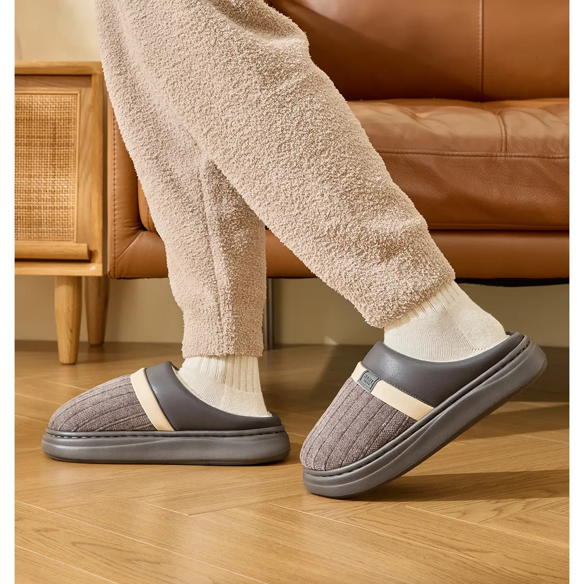 Women Winter Cotton Slippers Pink Warm 2025 — feature 11