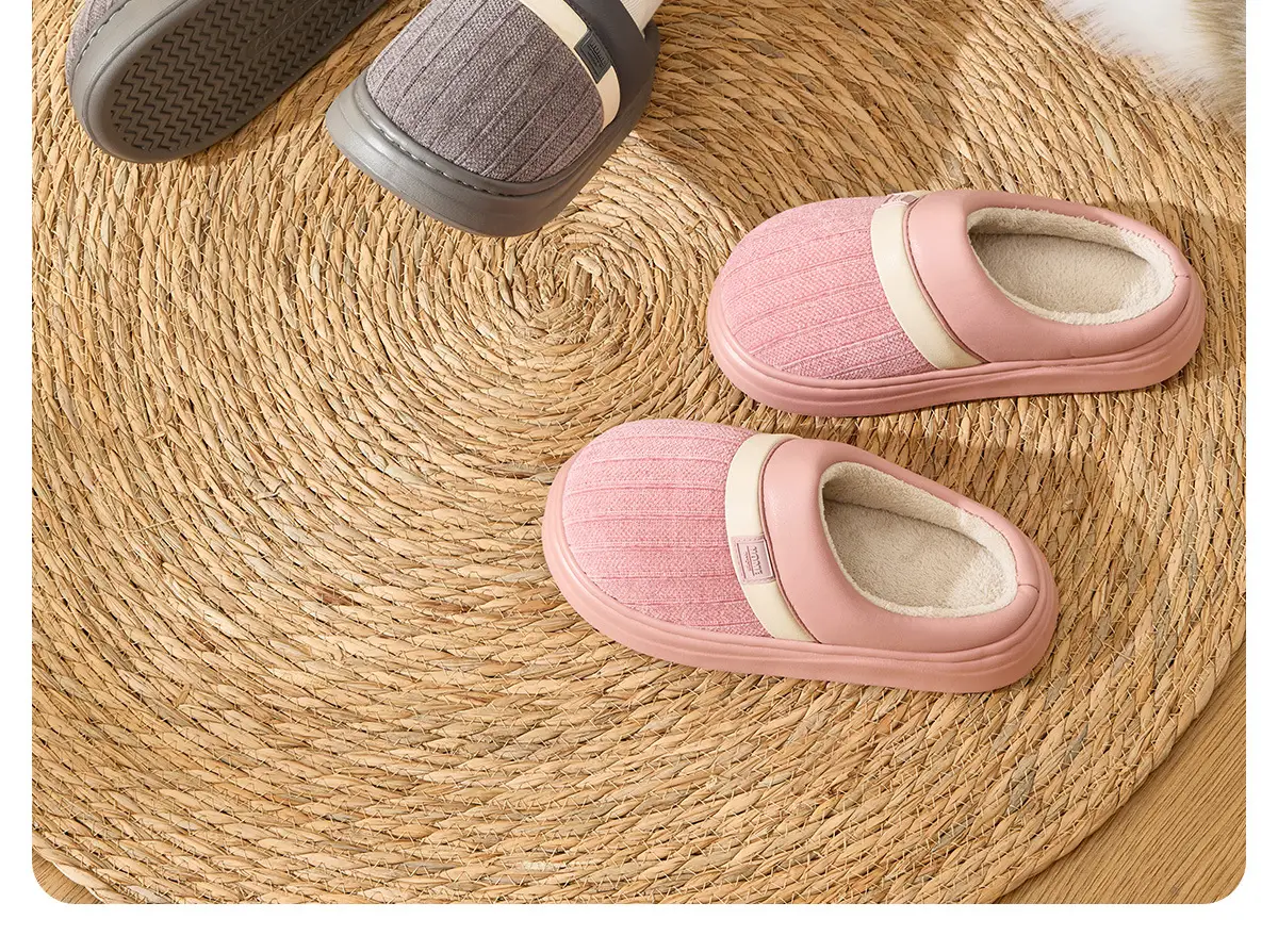 Women Winter Cotton Slippers Pink Warm 2025 — feature 18