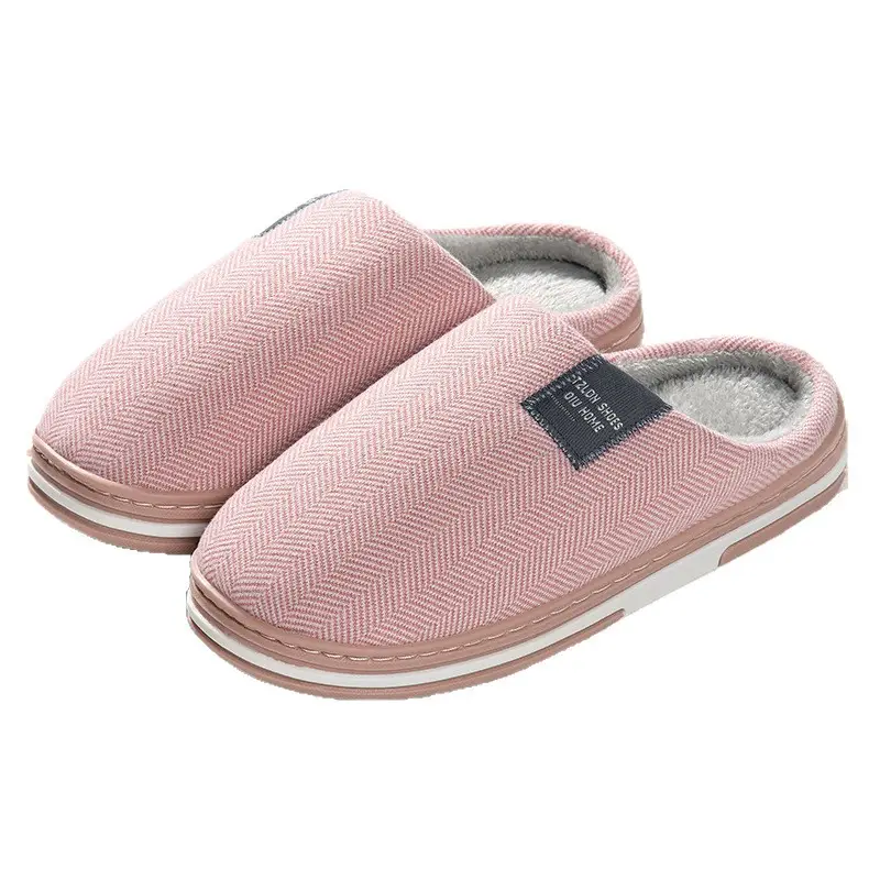 Cotton Slippers for Women, Winter 2026 New Model, Indoor Home Warm Antibacterial Slippers for Men, Household Use for Men in Autumn and Winter