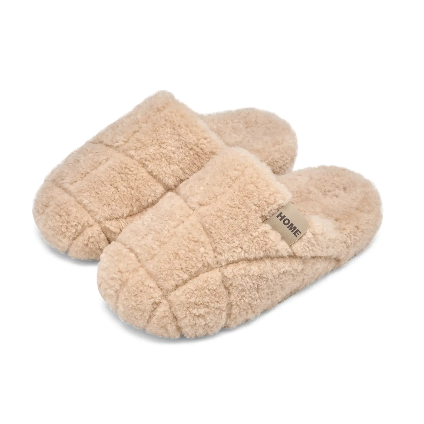 Women Winter Warm Plush Slippers Brown - Image 7