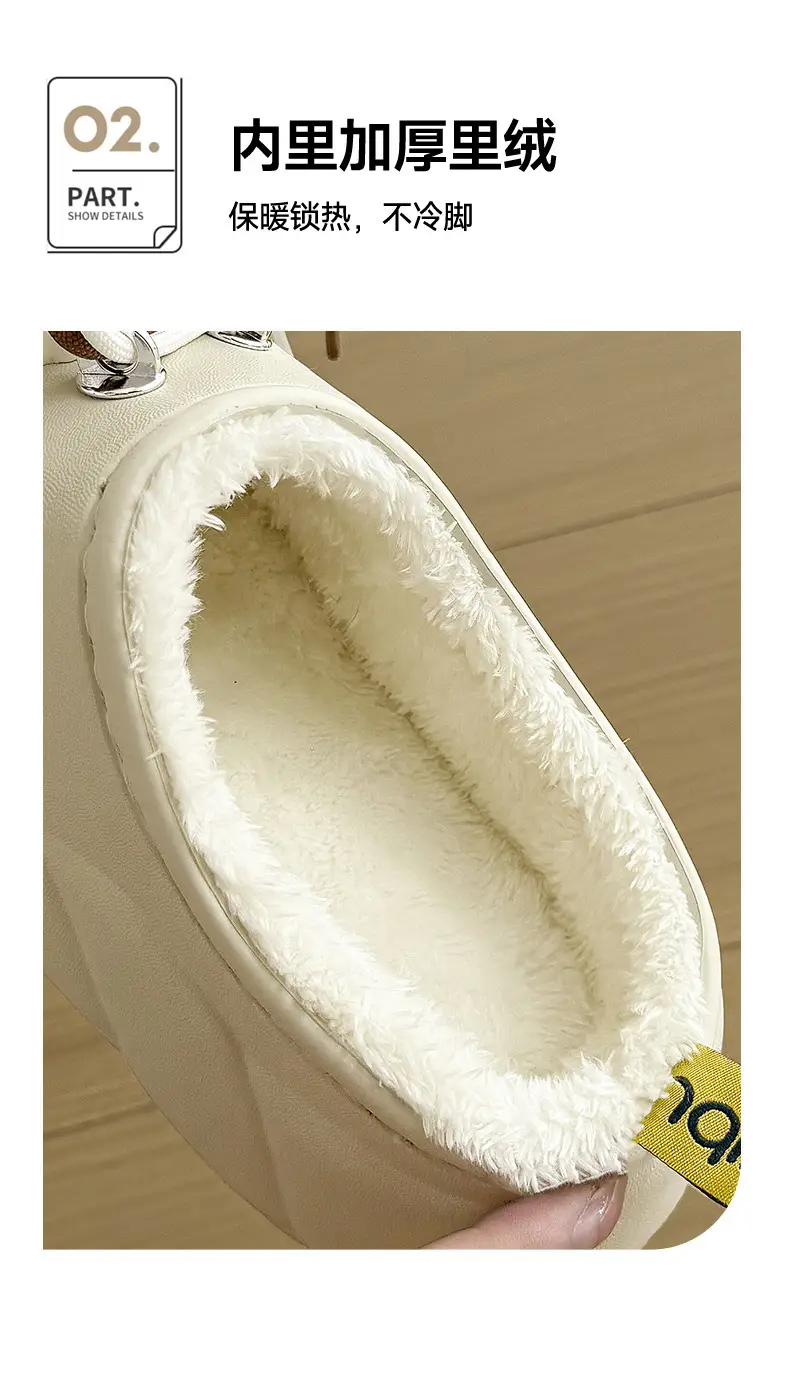 Women Cartoon Waterproof Closed-Toe Slippers Brown — feature 5