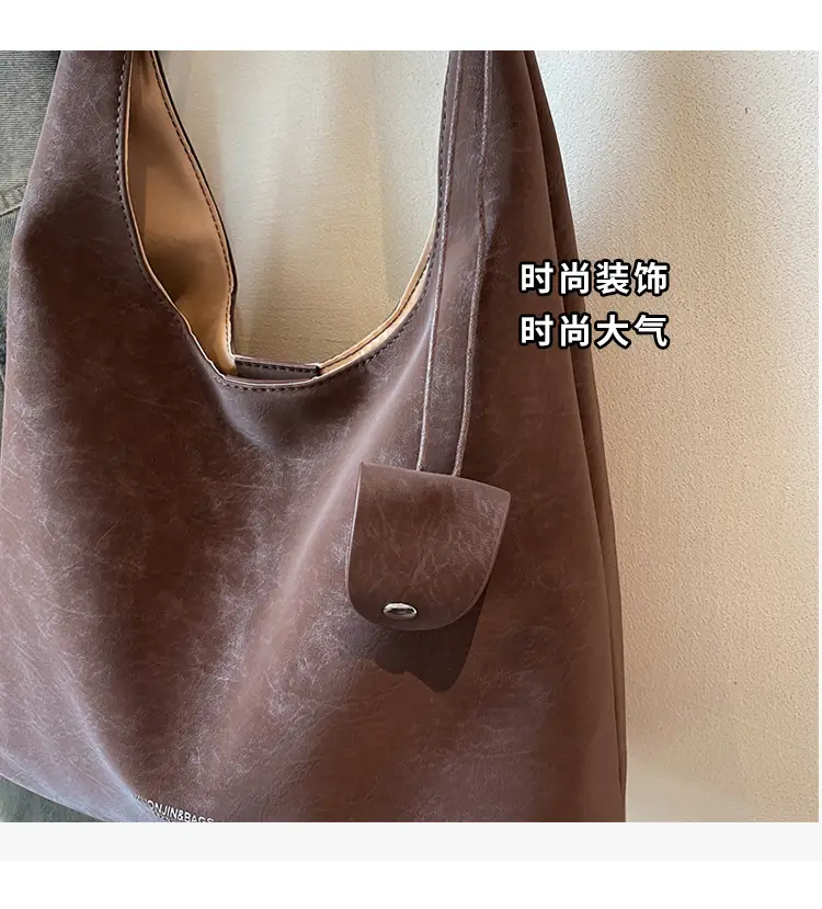 Black Velvet Large Capacity Shoulder Bag for Women — feature 7