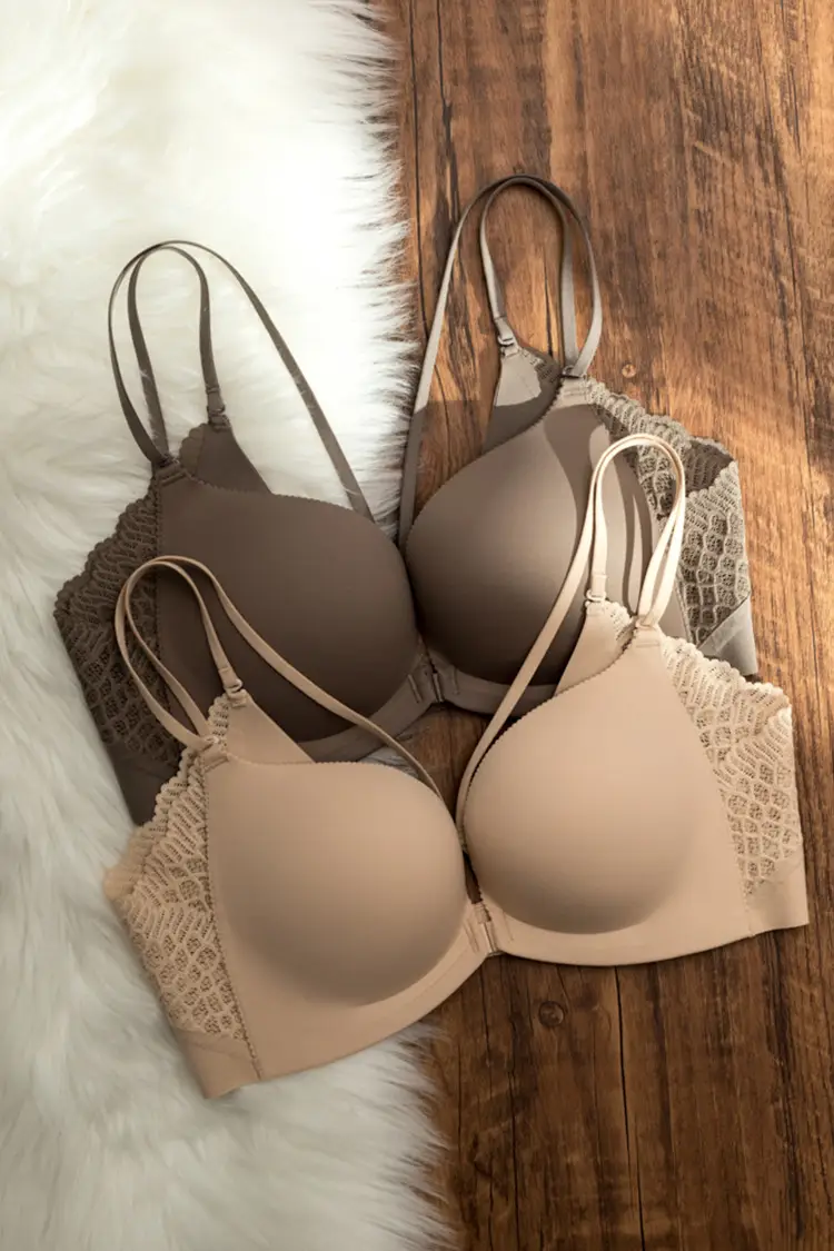 Original High-Quality 6333 Japanese Seamless Backless Front-Clasp Bra for Women, Wireless, Small Chest Push-Up Bra — feature 2