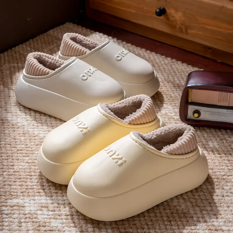 2025 Winter Couple Plush Slippers for Women Men - Image 5