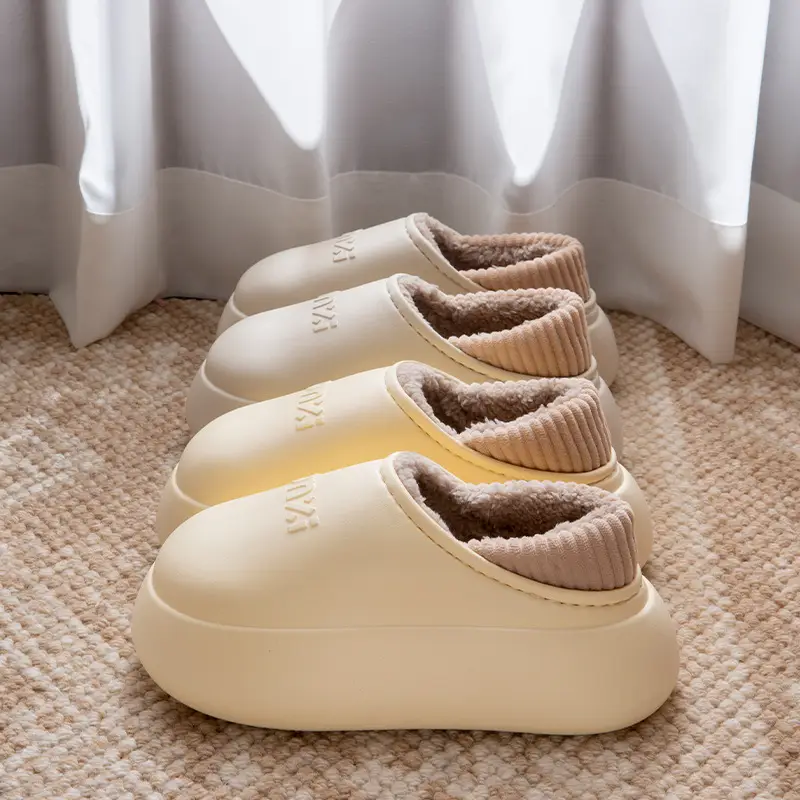 2025 Winter Couple Plush Slippers for Women Men - Image 6