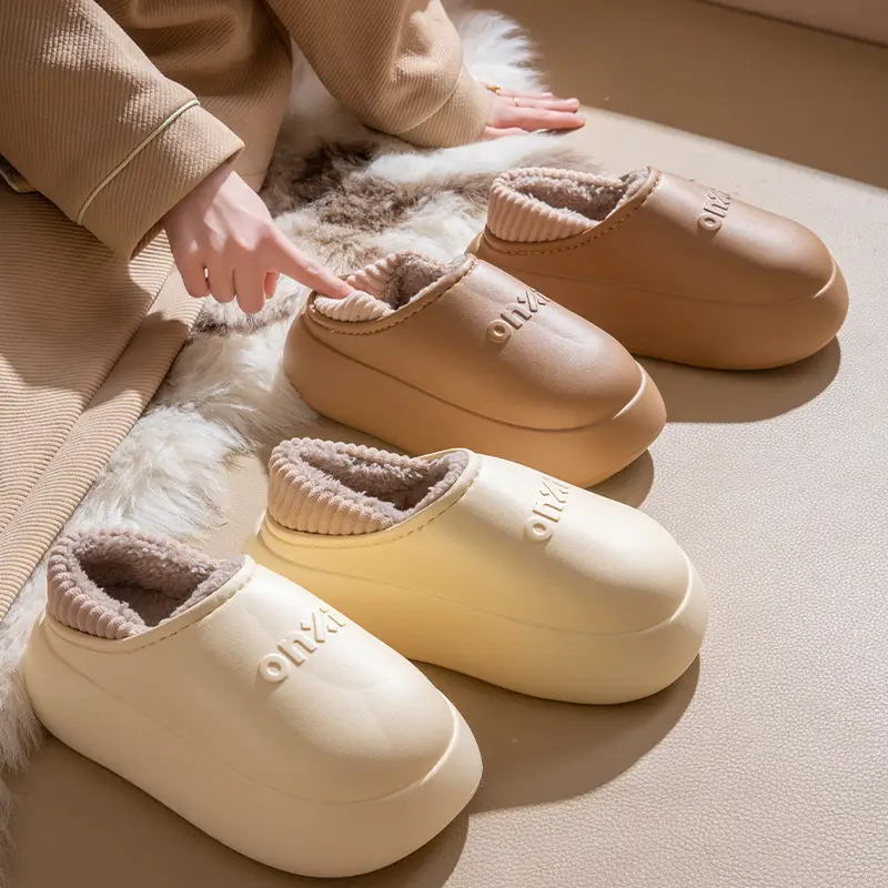 2025 Winter Couple Plush Slippers for Women Men - Image 7