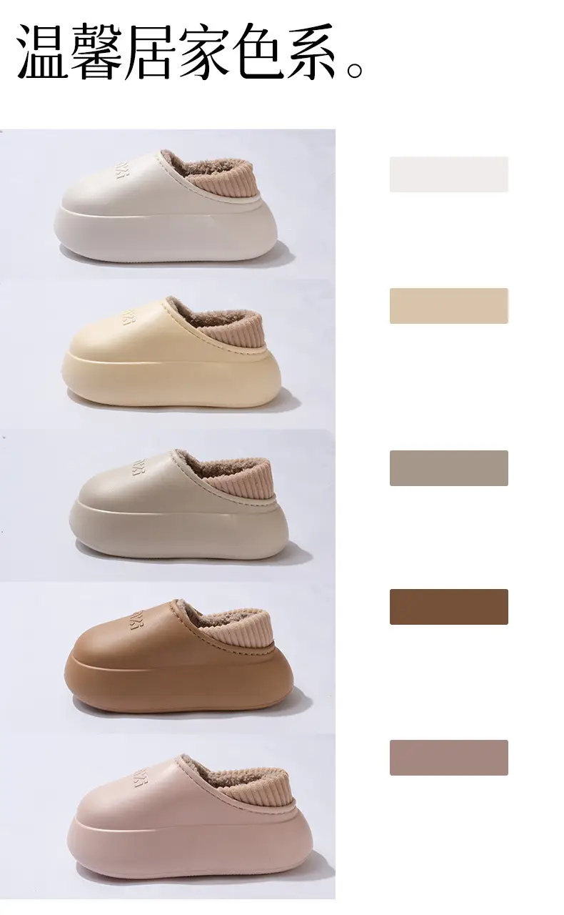 2025 Winter Couple Plush Slippers for Women Men — feature 7
