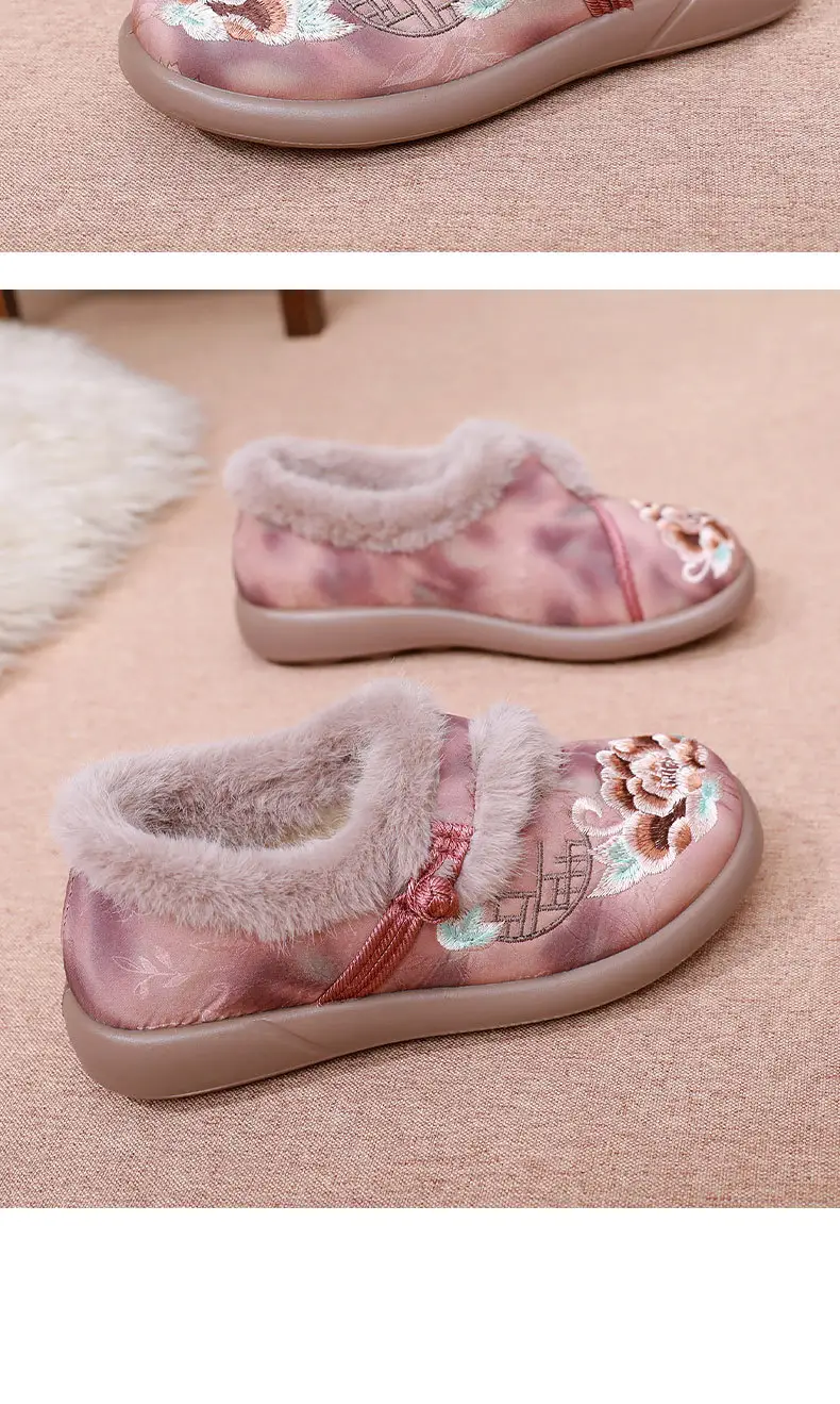 Women's Winter New Shoes with Plush Lining, Thickened and Warm, Women's Boots with Shallow Mouth, Soft Sole, Casual Fashion Boots, Mom Shoes — feature 31