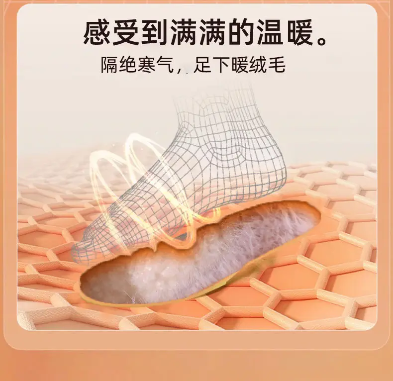 Women's Winter New Shoes with Plush Lining, Thickened and Warm, Women's Boots with Shallow Mouth, Soft Sole, Casual Fashion Boots, Mom Shoes — feature 7