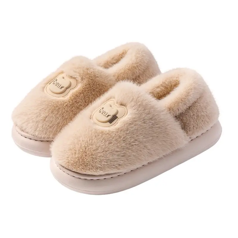 Women's Warm Plush Slippers Autumn Winter - Image 20