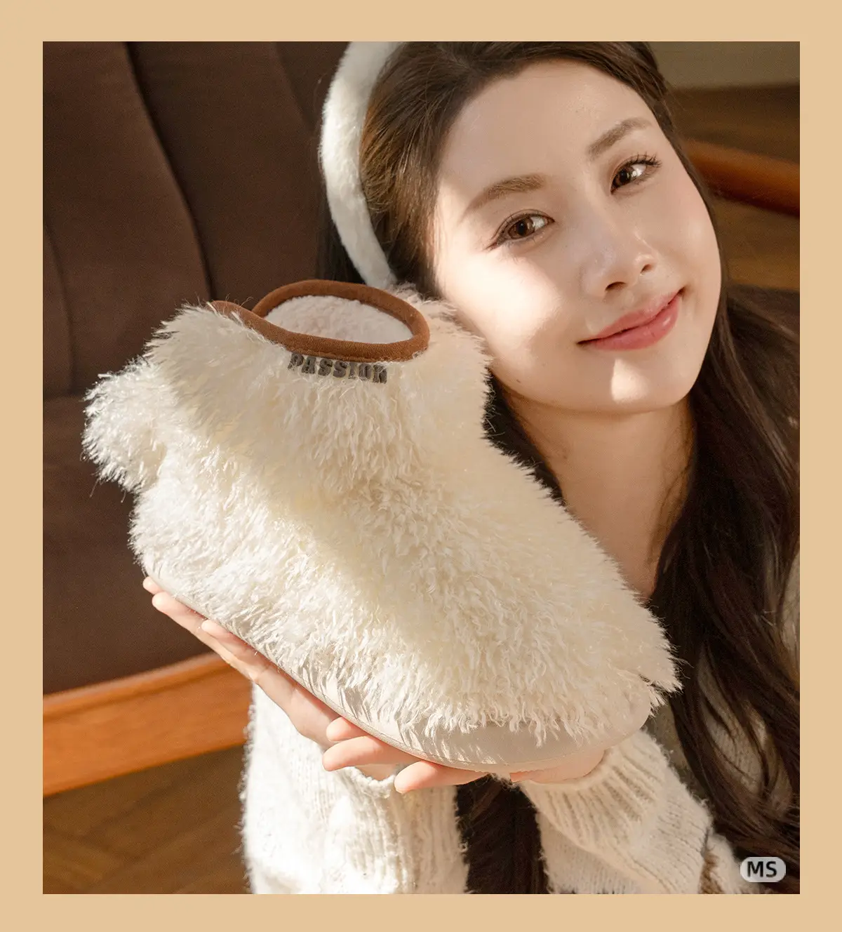 Women Fur Ball Warm Slippers Autumn Winter — feature 5