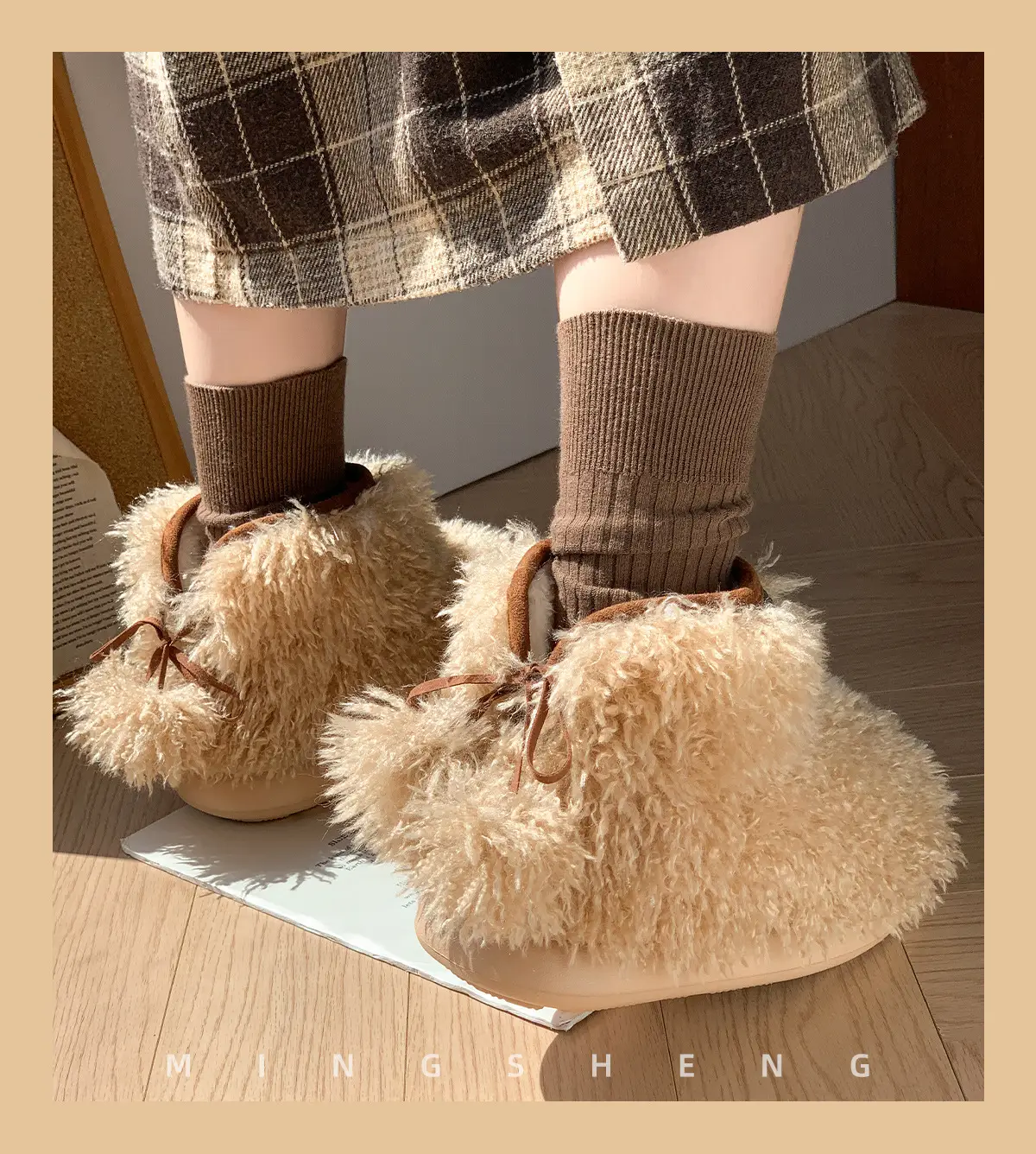 Women Fur Ball Warm Slippers Autumn Winter — feature 7