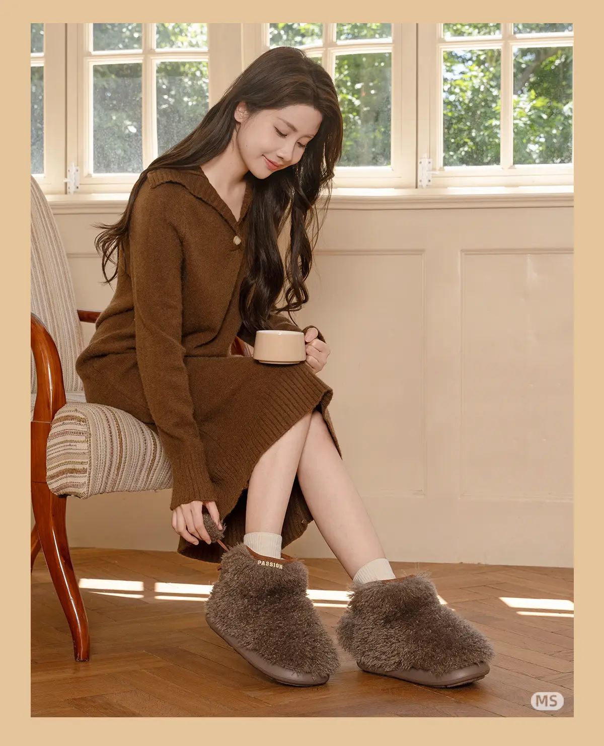 Women Fur Ball Warm Slippers Autumn Winter — feature 8