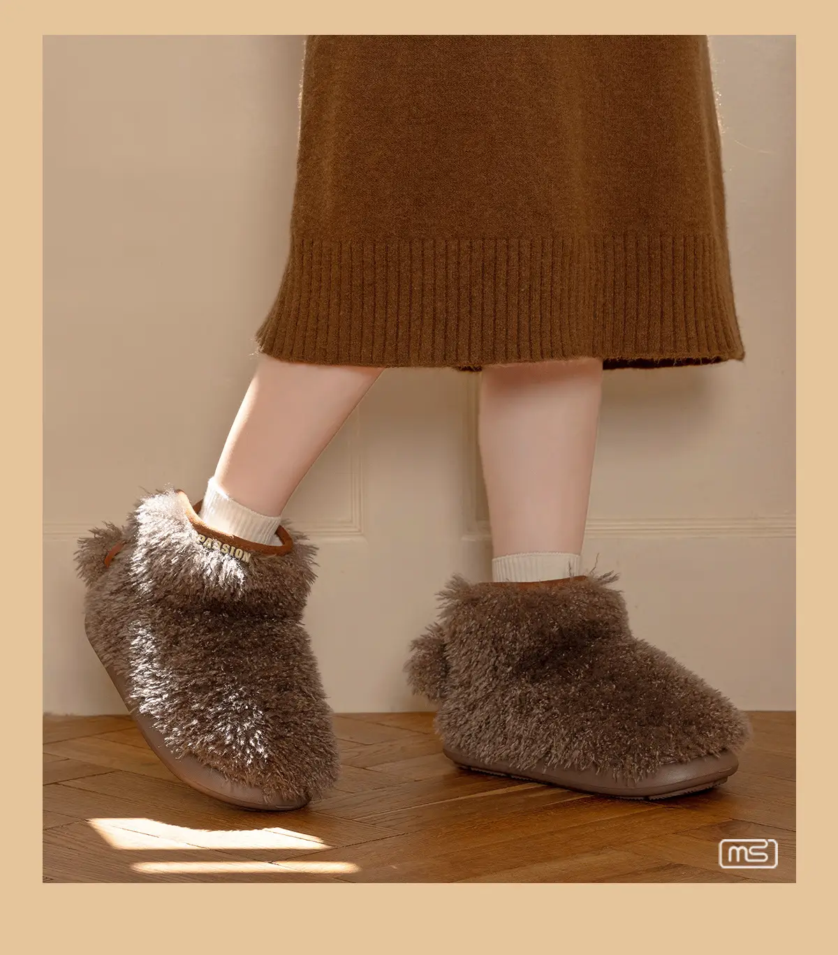 Women Fur Ball Warm Slippers Autumn Winter — feature 9