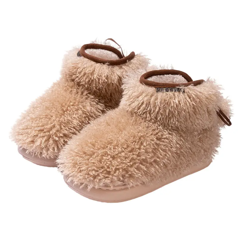 Women Fur Ball Warm Slippers Autumn Winter - Image 2