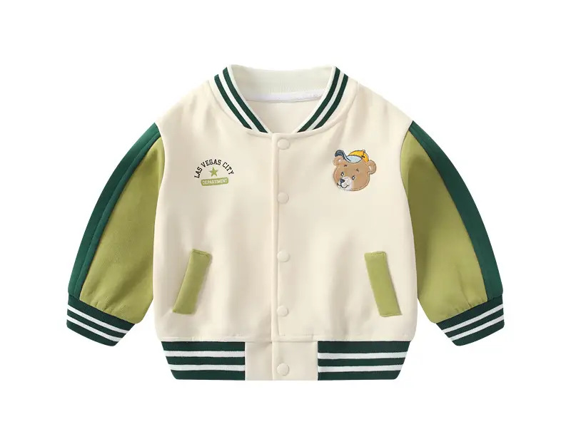 Baby Spring and Autumn Jacket for Boys, Stylish Baseball Jacket, Boys' Cardigan, Autumn Outerwear, Children's Jacket — feature 6