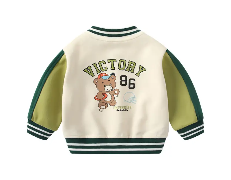Baby Spring and Autumn Jacket for Boys, Stylish Baseball Jacket, Boys' Cardigan, Autumn Outerwear, Children's Jacket — feature 7