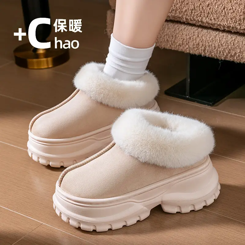 Women Thick Velvet Snow Boots Warm Winter - Image 6
