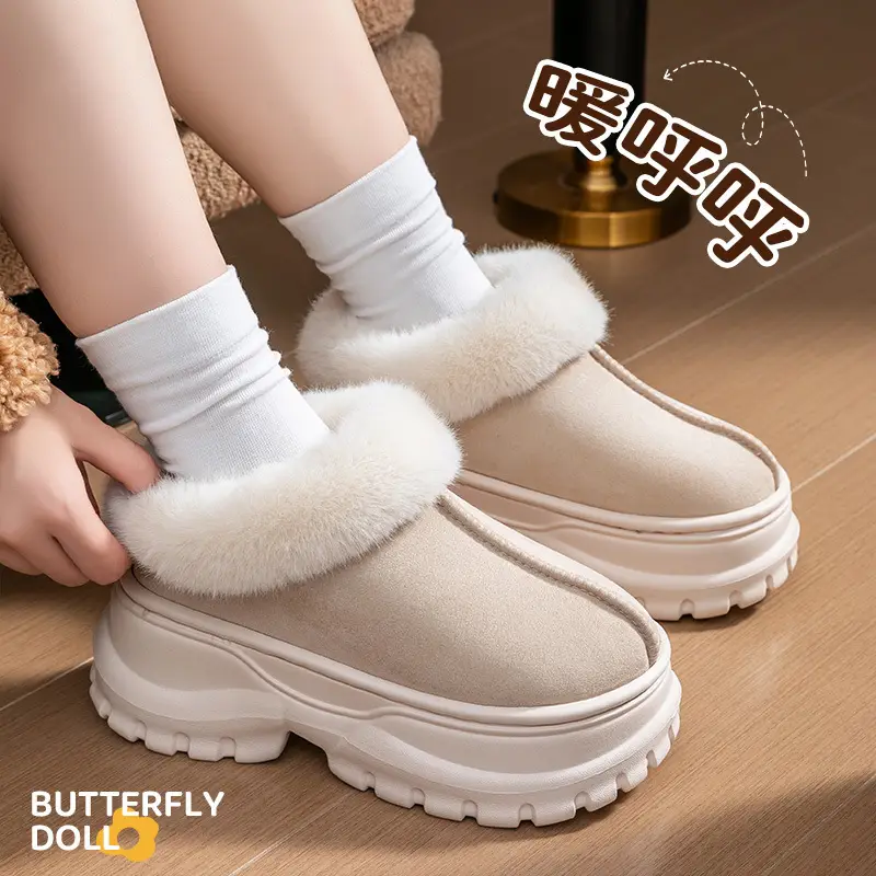 Women Thick Velvet Snow Boots Warm Winter - Image 7