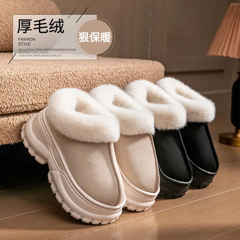Women Thick Velvet Snow Boots Warm Winter - Image 8