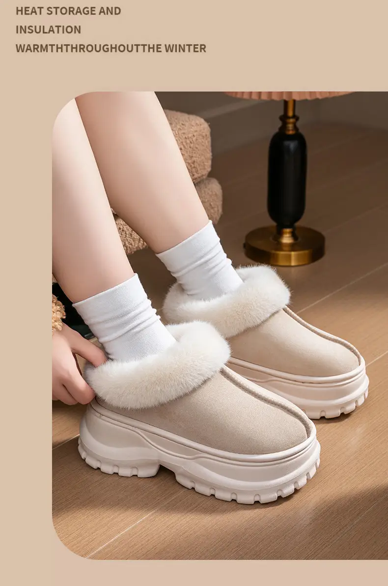 Women Thick Velvet Snow Boots Warm Winter — feature 11