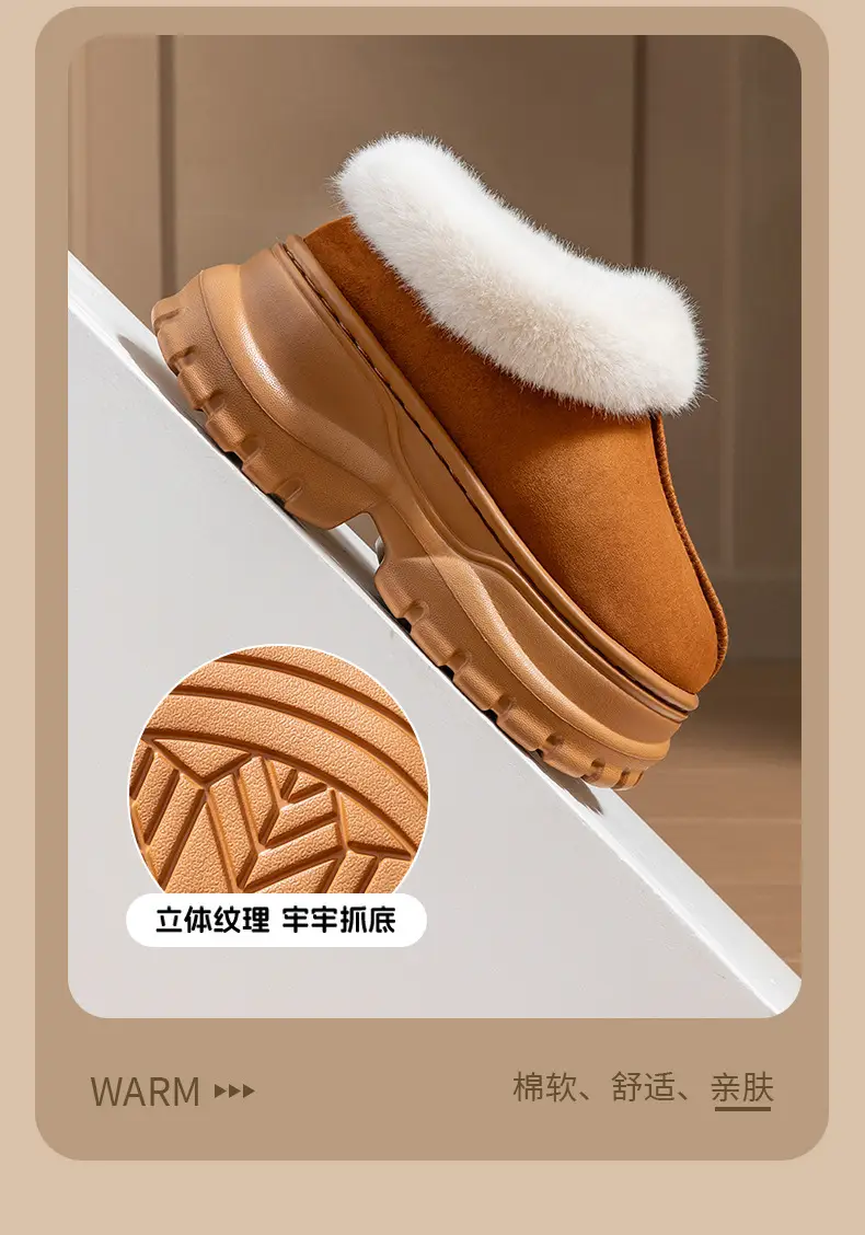 Women Thick Velvet Snow Boots Warm Winter — feature 6