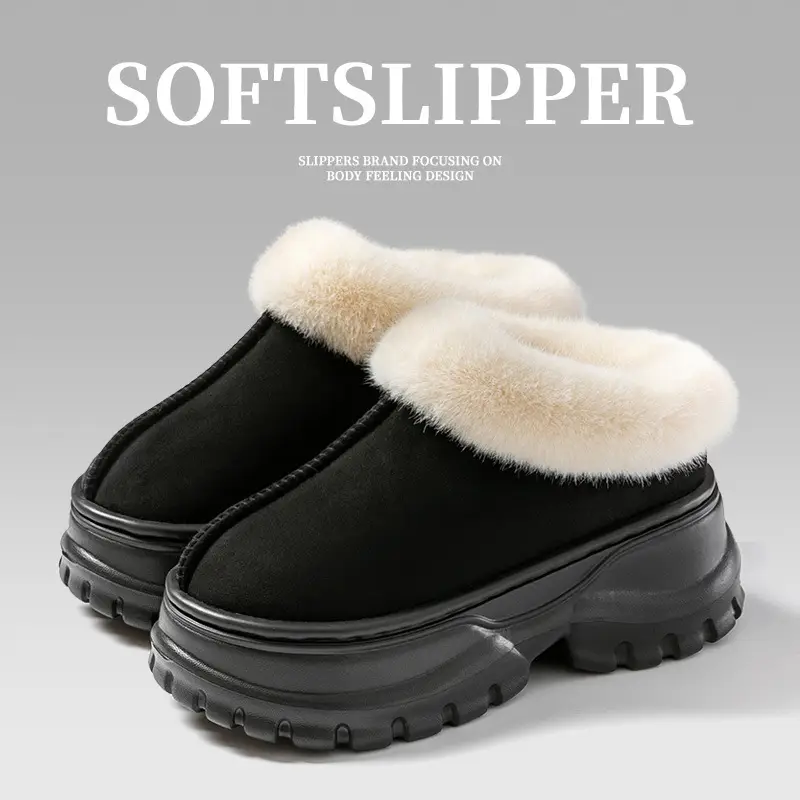 Women Thick Velvet Snow Boots Warm Winter - Image 3