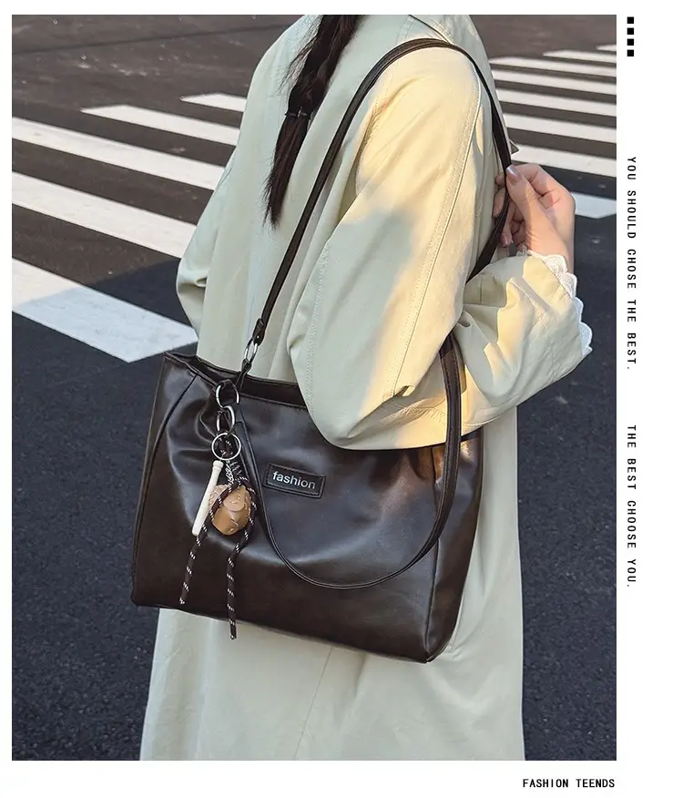 2025 Winter Women's Retro Tote Bag Large Capacity — feature 1