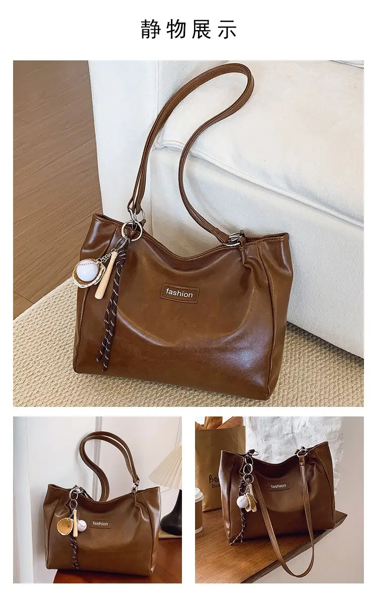 2025 Winter Women's Retro Tote Bag Large Capacity — feature 11