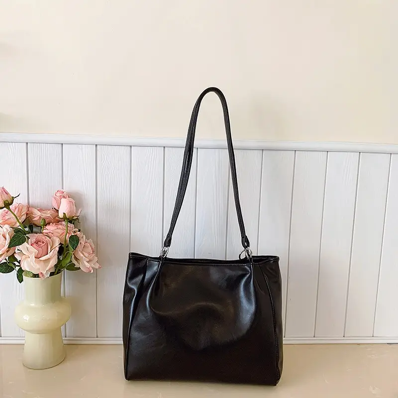 2025 Winter Women's Retro Tote Bag Large Capacity - Image 3