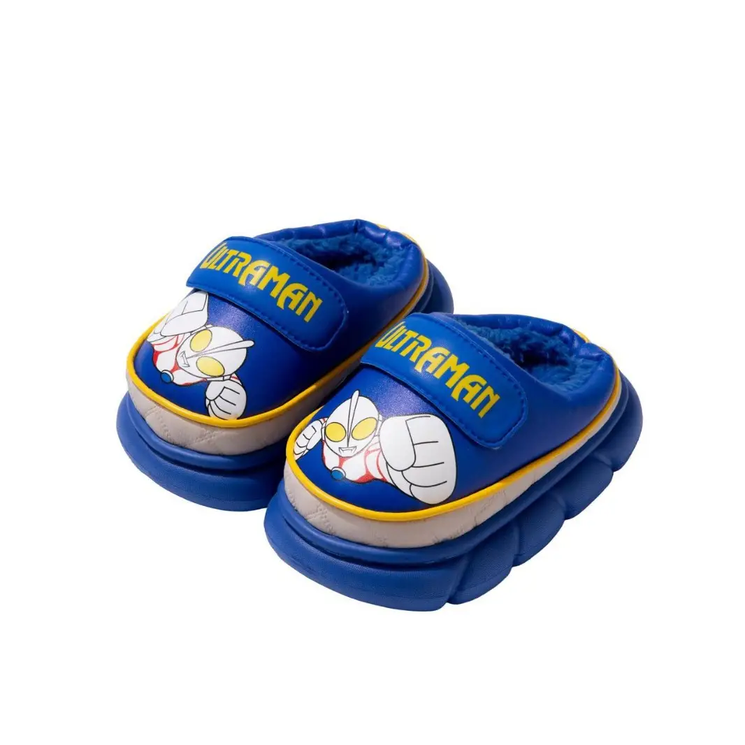 Ultraman Kidsren's Cotton Slippers Boys Autumn and Winter Waterproof Kidsren's Cotton Slippers Indoor Non-Slip Warm Baby Cotton Shoes - Image 8