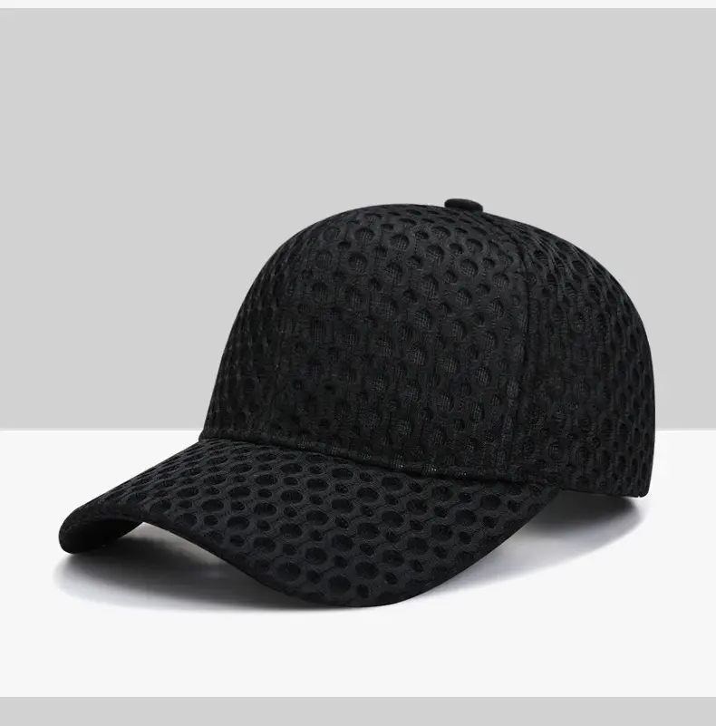 Men All-Season Mesh Baseball Cap Grey — feature 26