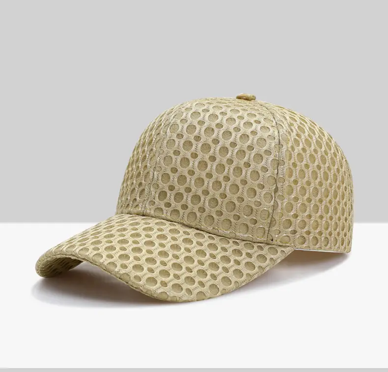 Men All-Season Mesh Baseball Cap Grey — feature 30