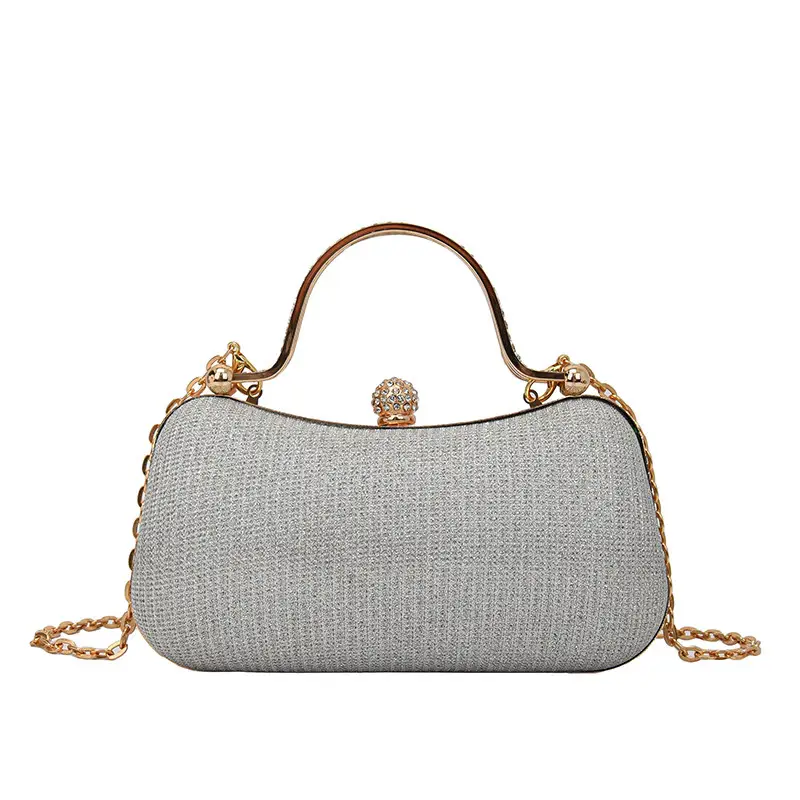 2025 Cross-Border Women's Chain Shoulder Bag Gold Embroidered - Image 2