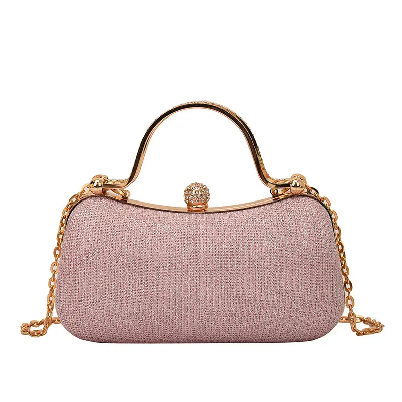 2025 Cross-Border Women's Chain Shoulder Bag Gold Embroidered - Image 3