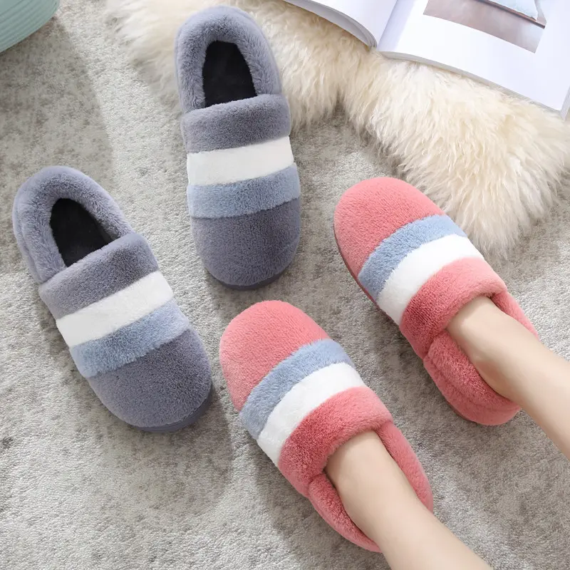 Women's Warm Plush Slippers Winter Indoor Home - Image 10