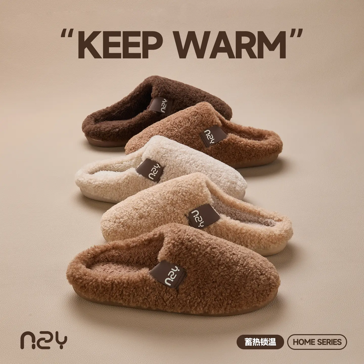Women's Warm Plush Slippers Winter Indoor Home - Image 11