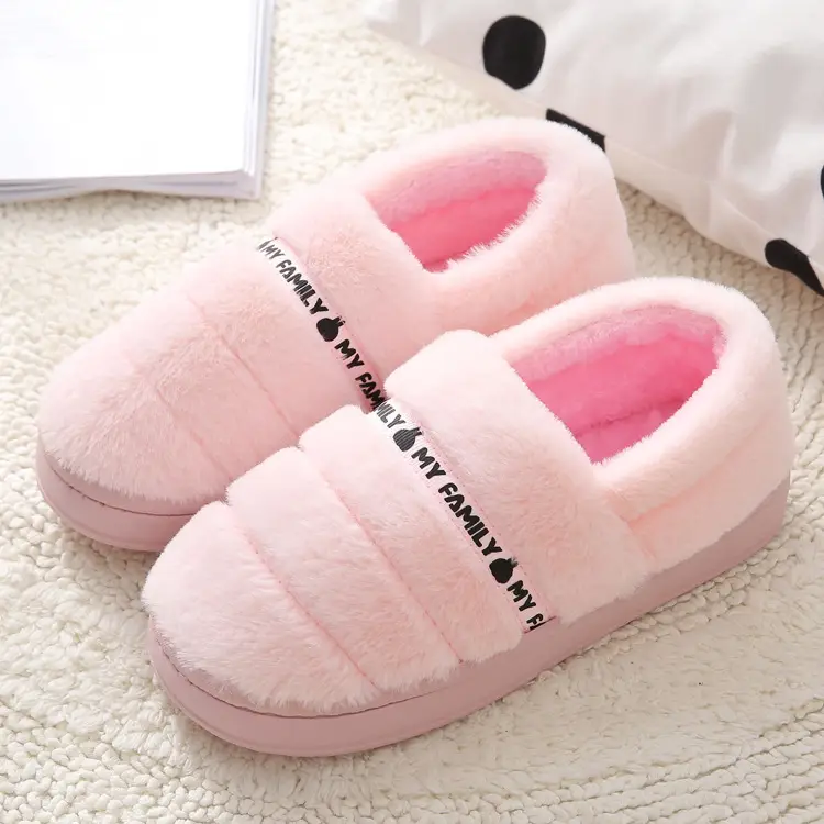 Women's Warm Plush Slippers Winter Indoor Home - Image 6