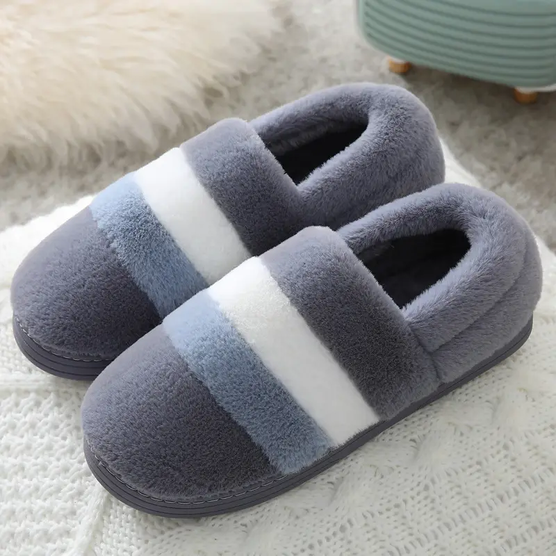 Women's Warm Plush Slippers Winter Indoor Home - Image 3