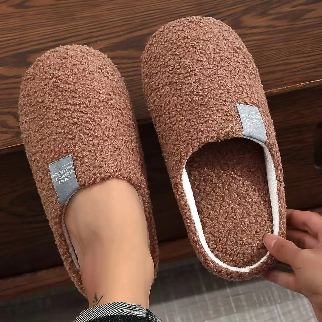 Women's Warm Plush Slippers Winter Indoor Home - Image 9